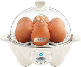 Dash Rapid Egg Cooker, 7 Hard Boiled Eggs, Cream | Electric Egg Poacher, Boiler, Steamer &… product image