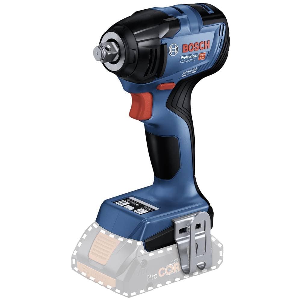 Bosch Professional 18V System BITURBO Cordless Impact Driver GDS 18V-210 C (Without… product image
