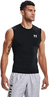 Under Armour Mens Heat Gear Compression Sleeveess T-Shirt product image
