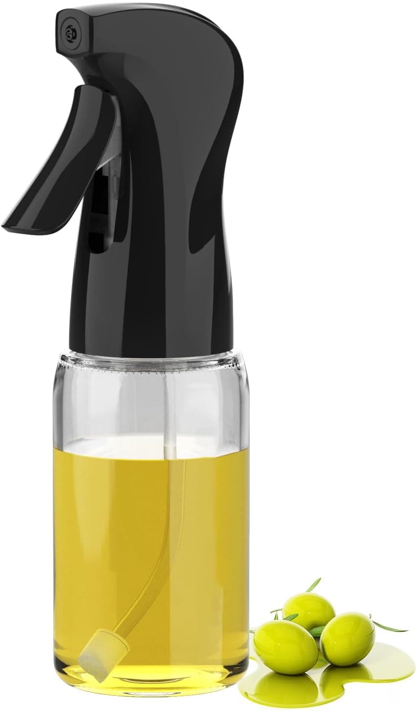 GRIFEMA Oil Bottle Controlled Jet 200ml Glass - Drip Dispenser for Oil and Vinegar, Portion… product image