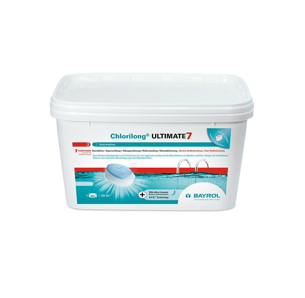 BAYROL Chlorilong ULTIMATE 7 - Pool Desinfektion - 7 in 1 Chlortabletten 300g, sehr hoher… product image