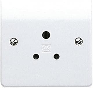 MK K771WHI 5 amp 1-Gang Round-Pin Socket, K771 WHI product image