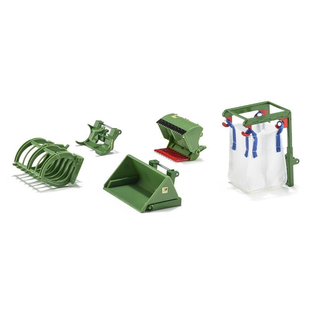 Siku 3658, 5-teiliges Bressel und Lade Frontlader Zubehörset, 1:32, Passend Traktoren mit… product image