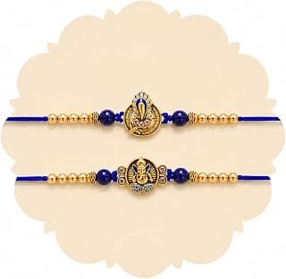 TIED RIBBONS Rakhi for Brother and Bhabhi | Rakhi Set for Bhai Bhabhi | Rakhi for Bhaiya… product image