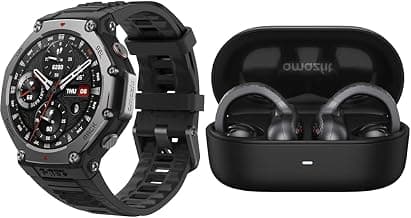 Amazfit T-Rex 3 Outdoor Smartwatch 48mm Orange + OWS Bluetooth 5.3 Headphones product image