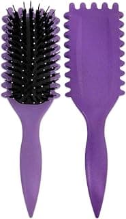 Curl Defining Brush – Premium Boar Bristle Detangling Brush for Curly Hair | Curly Hair… product image