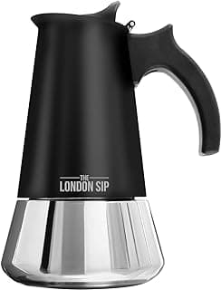 Moka Pot, Stovetop Coffee Maker, Italian Style Espresso Maker, Stainless Steel, Induction… product image