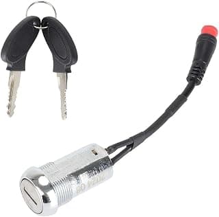 Scooter Electric Door Lock Start Switch, With Key Throttle And Door Lock, 2-Pin Connector, For… product image