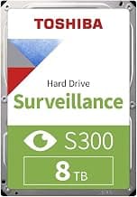 Toshiba 8TB S300 Pro Surveillance HDD - 3.5' SATA Internal Hard Drive Supports up to 64 HD… product image