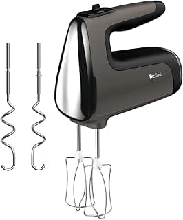 Tefal Power Mix HT650E38 Silence Hand Mixer, 600 Watt, Variable Speed Control, Turbo and… product image