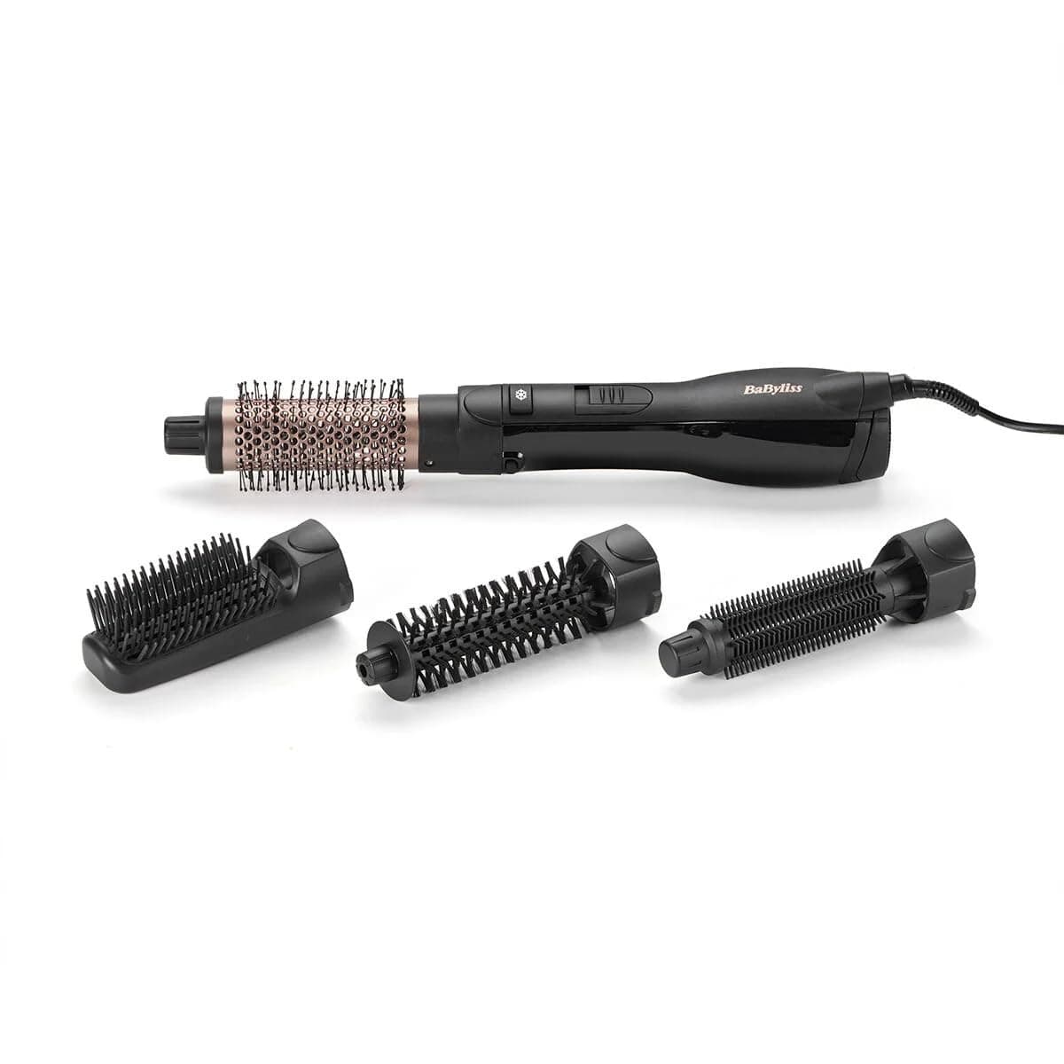 BaByliss Smooth Finish 1200 – Spazzola ad Aria Calda 4‑in‑1 per Asciugare, Lisciare, Modellare… product image