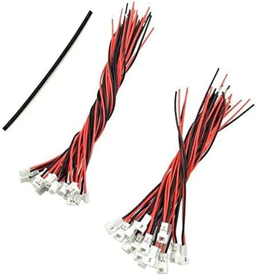 YUNIQUE GREEN-CLEAN-POWER - Set of 40 JST Connectors 1.25 mm, 20 x Male/Female, 80/100 mm… product image