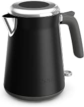 Collection KI6668E0 Retro Style Stainless Steel Kettle, 1.7L Capacity, 2400W, One-Handed Open,… product image