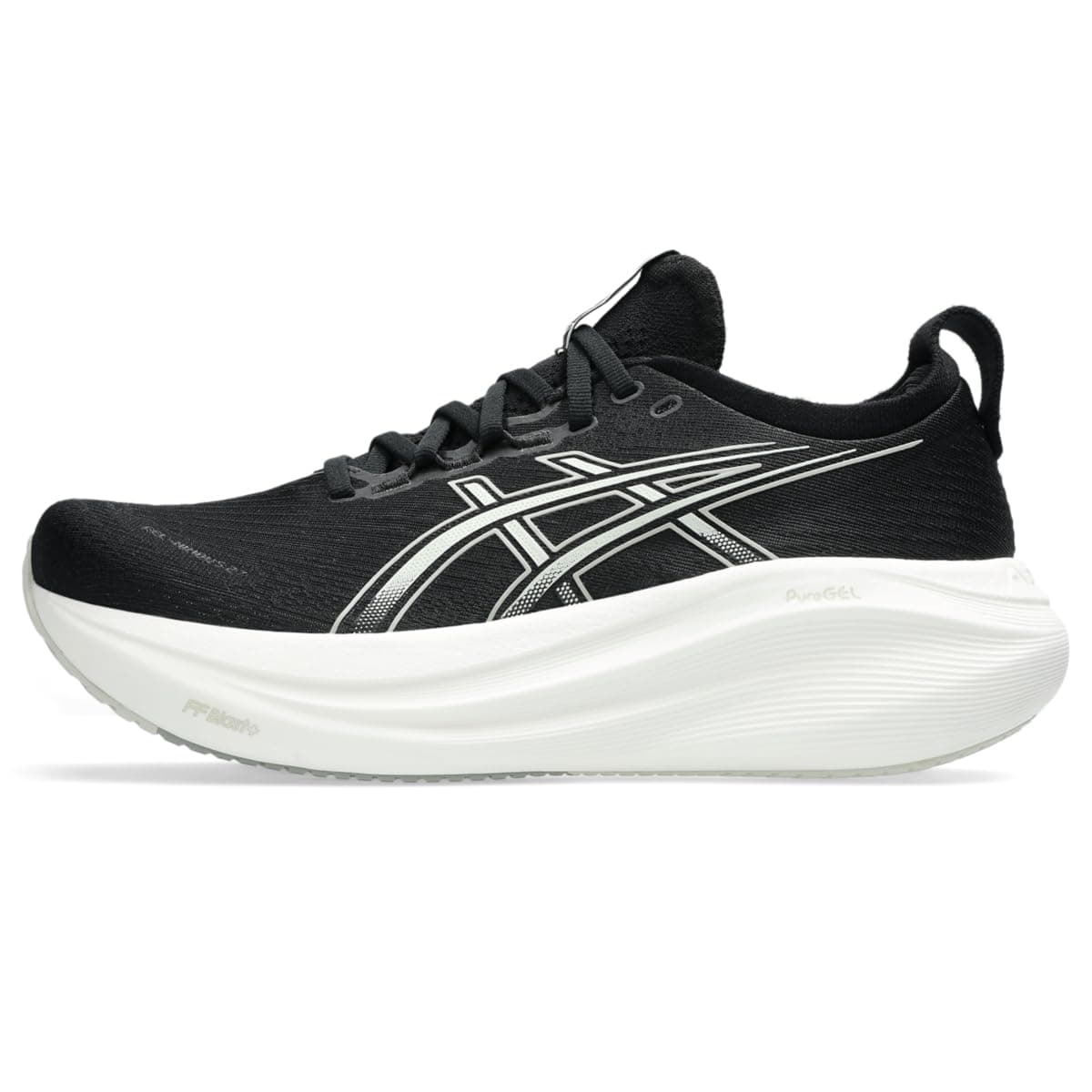 ASICS Gel-Nimbus 27 Damen Laufschuhe, Schwarz/Seegrau, 42.5 EU Wide product image