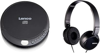 CD-010 - Portable CD Player Walkman - Diskman - CD Walkman - With Headphones and Micro USB… product image