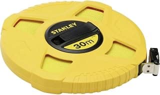 30m Long Fibreglass Tape Measure, 0-34-297 | Corrosion Resistant, ABS Closed Case, Highly… product image
