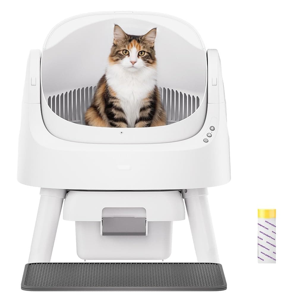 PetPivot Self-Cleaning Cat Litter Tray with Top Opening Design, More Space, Automatic & Manual… product image