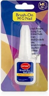 Brush-On Nail Glue – Strong Nail Repair & Tip Adhesive for Acrylic Nails, Press-On Nails &… product image