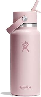 Wide Mouth Water Bottle 946 ml (32 oz) with Straw Lid - Vacuum Insulated, Reusable Stainless… product image