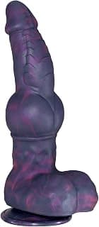9.6'' Monster Dragon Dildo, Fantasy Dog Knot Dildos, Realistic Silicone Knotted Dildo with… product image