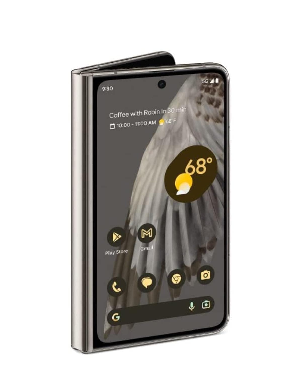 Google Pixel Fold 5G 256GB + 12GB RAM Factory Unlocked - Dual SIM (Nano-SIM + eSIM) -… product image