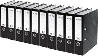 VON Leitz Folder A4, Pack of 10, Blue Angel, 80 mm Spine Width product image