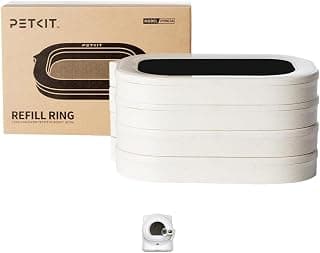 PETKIT 4 Packs Refill Ring for Purobot Ultra Auto-Packing Cat Litter Box,Replacement Waste Bag… product image