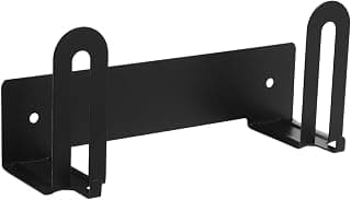 Wall Mounted Body Weight Scale Holder Carbon Steel Black | Self Adhesive, Foldable Design,… product image