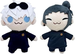 22cm Gojo Satoru Plush Toy,2 Pcs Gojo and Geto Stuffed Animals Toy,Cartoon Gojo Plushies… product image