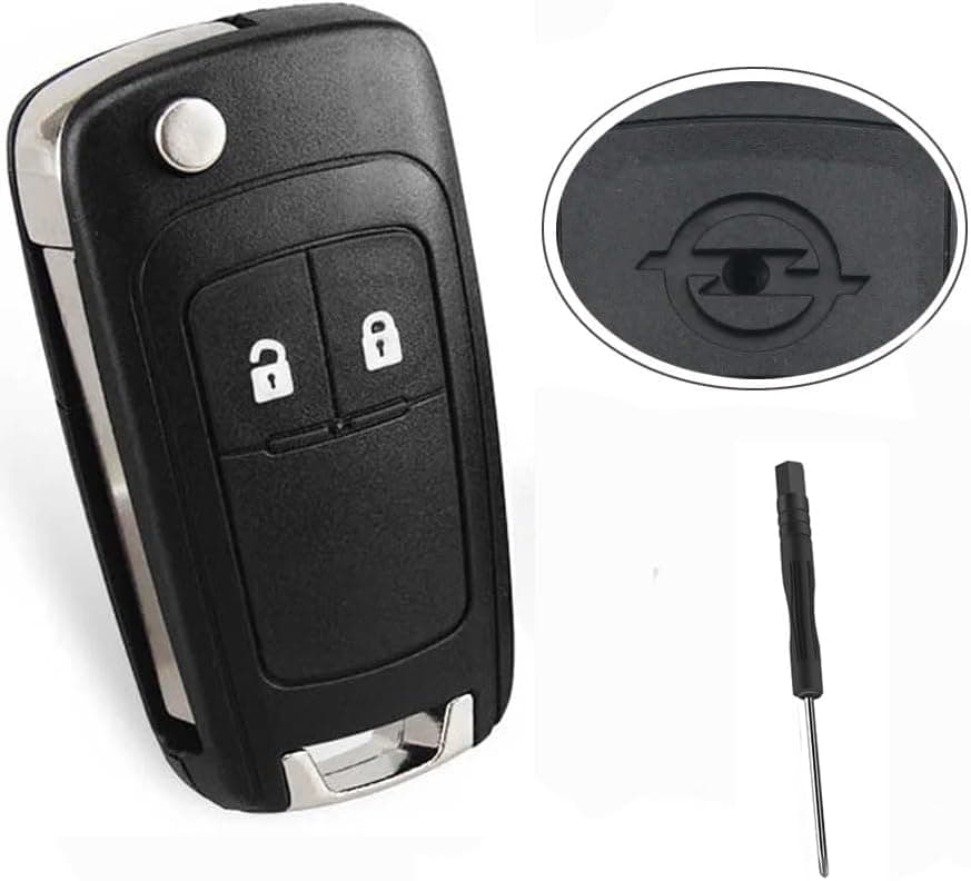 Flip Remote Key Shell 2B for Vauxhall Insignia Astra J Zafira B Meriva Fob | 2 Buttons |… product image
