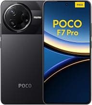 Poco F7 Pro Smartphone, 12+256GB, 50MP, 6000mAh, 90W HyperCharge, Black | 120Hz AMOLED… product image