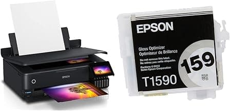 Epson EcoTank ET-8550 A3+ Wi-Fi Ink Tank Photo Printer & T1590 Gloss Optimiser, Ink Optimiser… product image