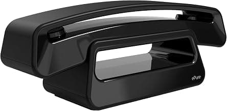 ePure Iconic - Cordless Landline Phone DECT - Vintage Design - Large High Resolution Graphic… product image