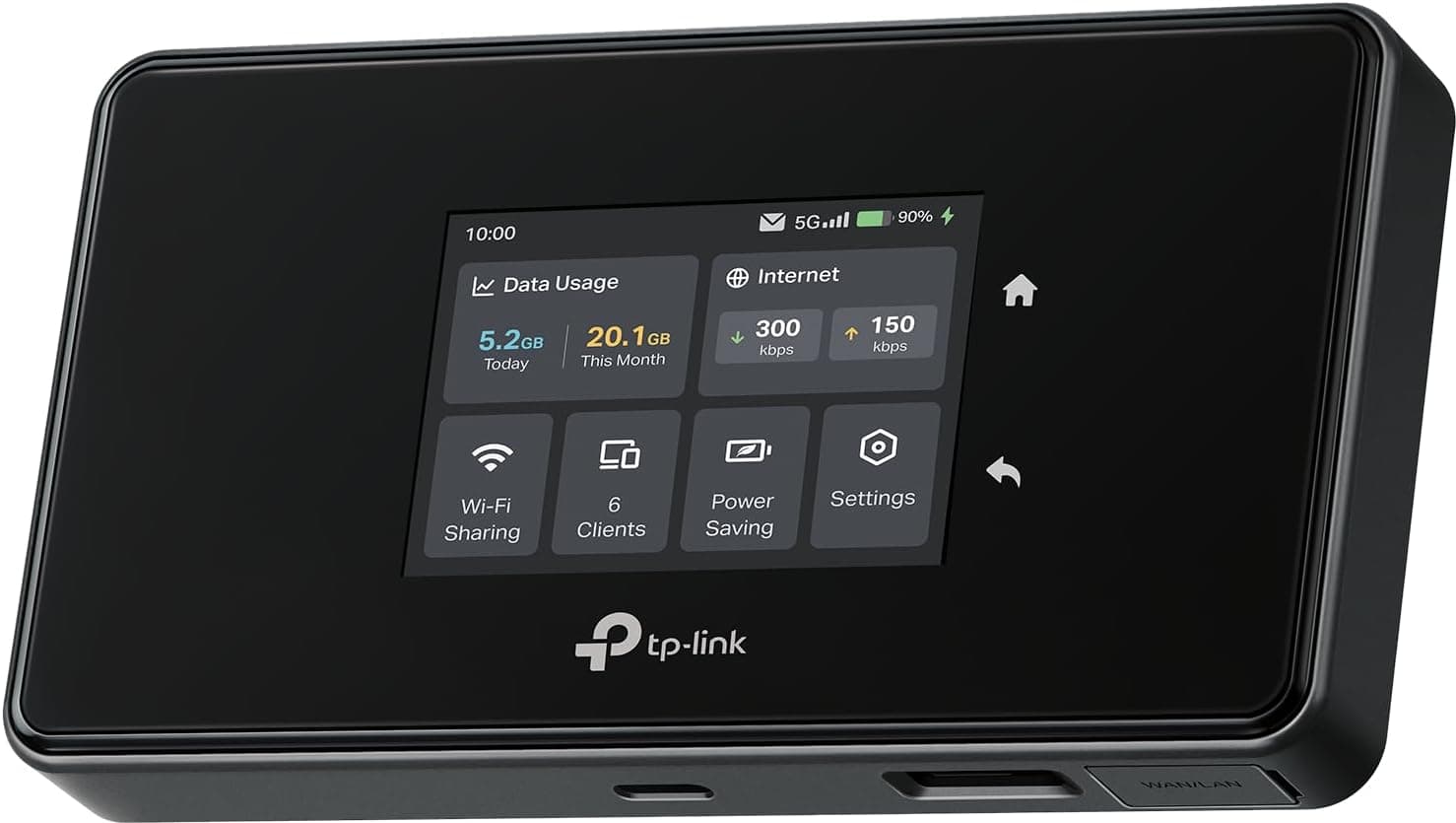 TP-Link M8550 5G LTE Mobiler WLAN Router – Bis zu 3,4 Gbit/s, Tri-Band Wi-Fi 6E,… product image