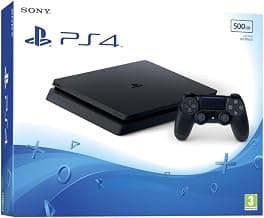 Sony CUH-2216A PlayStation 4 Slim 500GB Games Console Jet Black (Renewed) product image
