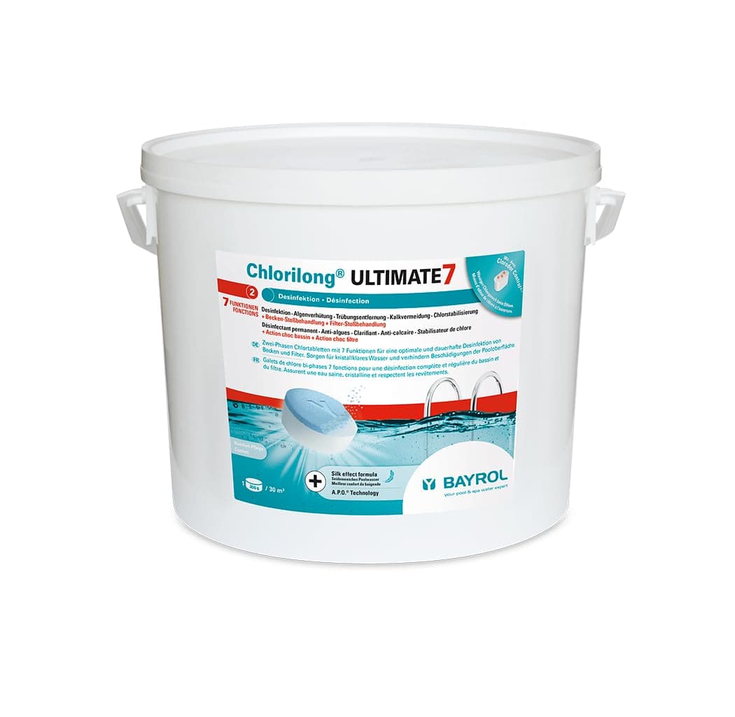 BAYROL Chlorilong ULTIMATE 7 - Pool Desinfektion - 7 in 1 Chlortabletten 300g, sehr hoher… product image