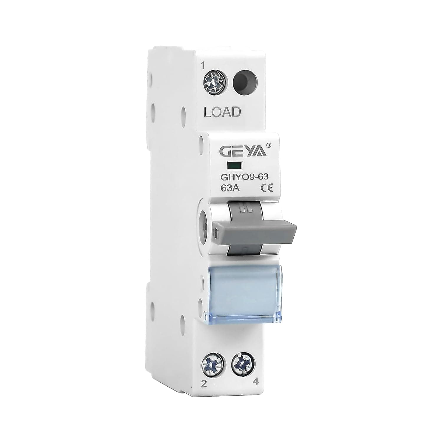 GEYA Manual Transfer Switch Dual Power Manual Conversion Isolation Switch with Indicator DIN… product image