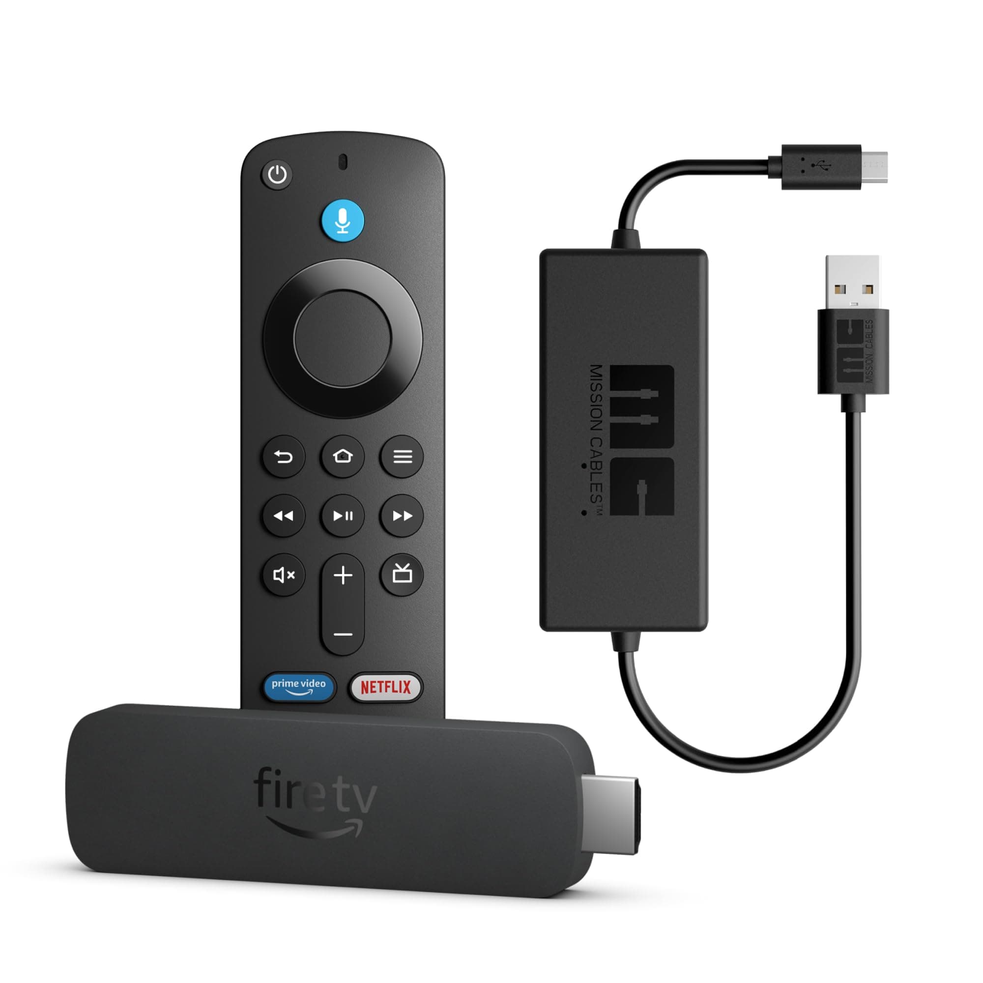 Amazon Fire TV Stick 4K Plus streaming device, supports Wi-Fi 6, Dolby Vision/Atmos, HDR10+ +… product image