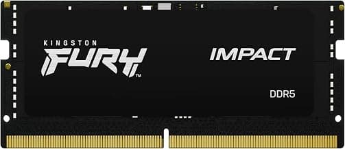 Kingston FURY Impact XMP 16GB 6400MT/s DDR5 CL38 SODIMM Notebook Gaming Memory Single Module -… product image