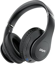 Uliptz Wireless Headphones Over Ear, 65 Hrs Playtime Bluetooth Headphones, 6 EQ Modes Foldable… product image