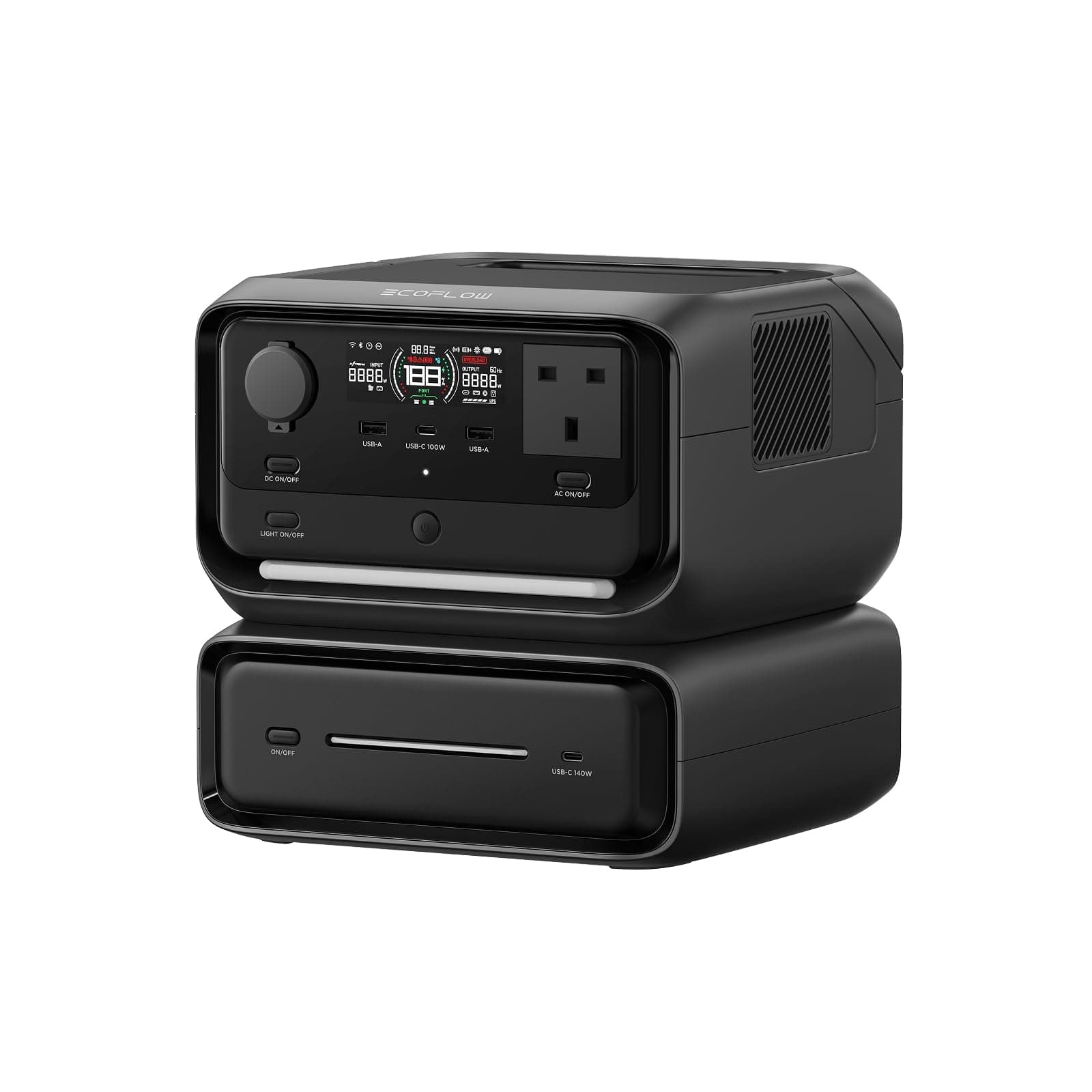 EcoFlow RIVER 3 Max (RIVER 3 Plus&EB300) Portable Power Station – 572Wh LFP Battery, 1200W… product image