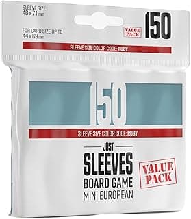 Gamegenic Just Sleeves - Mini European Value Pack (150 Sleeves) | Board Game Accessory product image