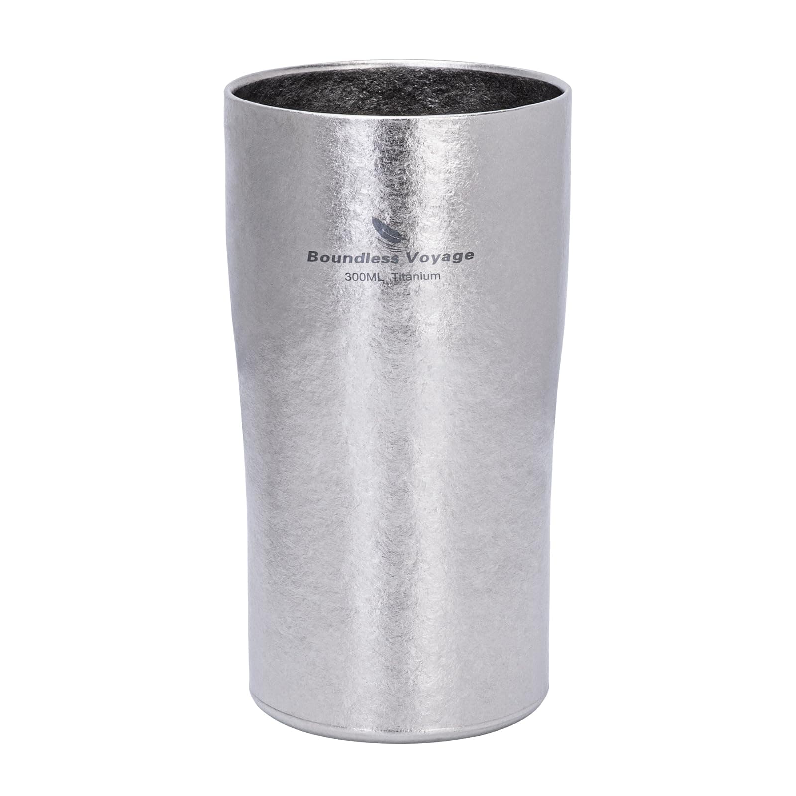 Boundless Voyage Titanium 300ml Double-Walled Beer Cup, Silver, for Camping Outdoor Hot Cold… product image
