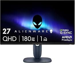 Alienware 27 Gaming Monitor - AW2725DM, QHD (2560x1440), 180Hz, Fast IPS, 1ms, NVIDIA G-SYNC… product image