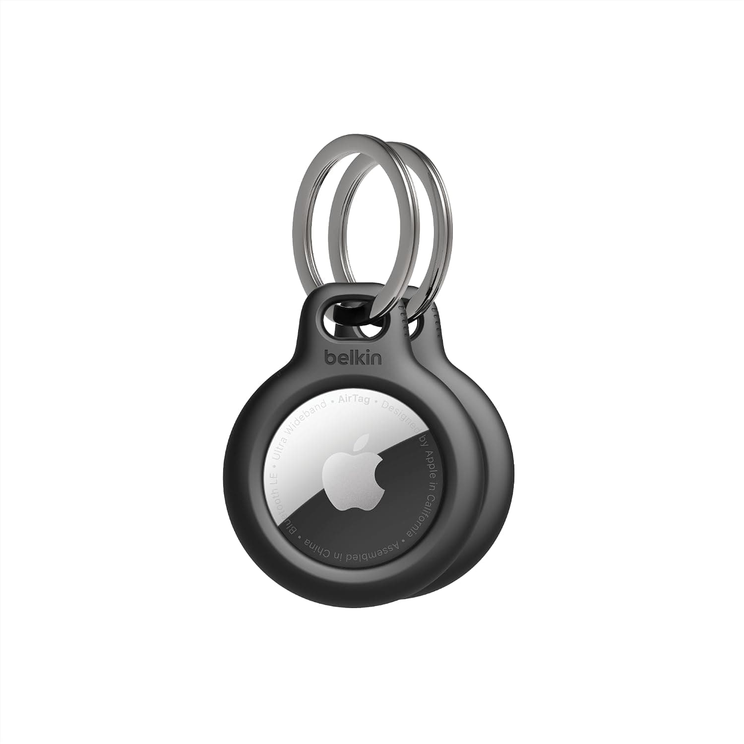 Belkin Portachiavi per Apple AirTag (2 pezzi), Custodia con Anello Porta per AirTag, Durevole,… product image