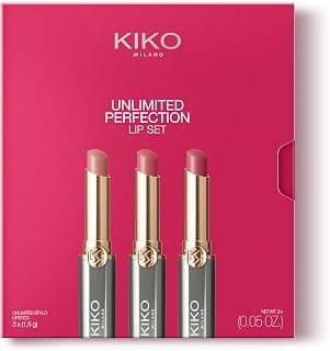 KIKO Milano Lip Glow Trio | Precision Automatic Lip Liner 17, Unlimited Stylo 03 & 3D Hydra… product image