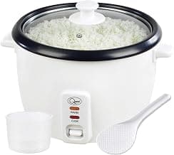 Quest 0.8L Small Rice Cooker with Spoon & Measuring Cup, 2-4 Servings | 350 watts | Food… product image