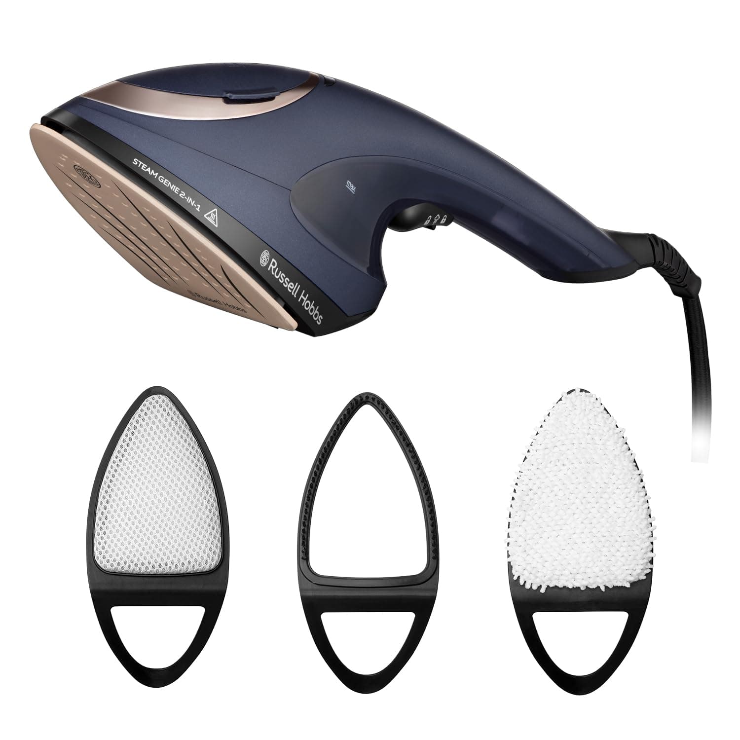 Russell Hobbs Steam Genie 2in1 Handheld Clothes Steamer with Ironing Option, Ready to Use in… product image