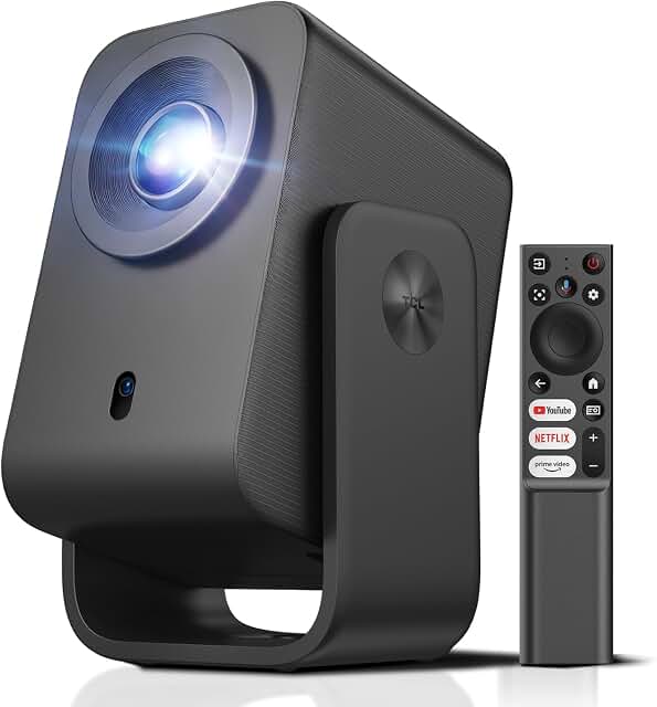 TCL C1 Portable Projector for Home Cinema & Bedroom, Native 1080P 4K Supported Mini Projector,… product image