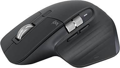 MX Master 3S - Wireless Mouse with Ultra-fast Scrolling | Ergo, 8K DPI, Track on Glass, Quiet… product image
